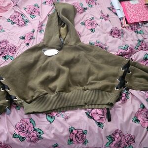 Poster Grl - Street Days Cropped Hoodie - Xl